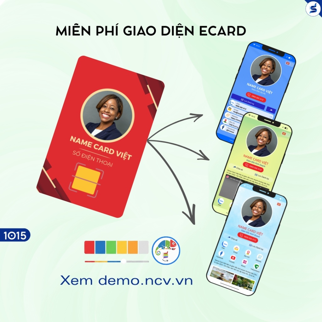 Card Visit có mã Qr Code, Làm Card Visit thông minh(1015) - Ảnh 10