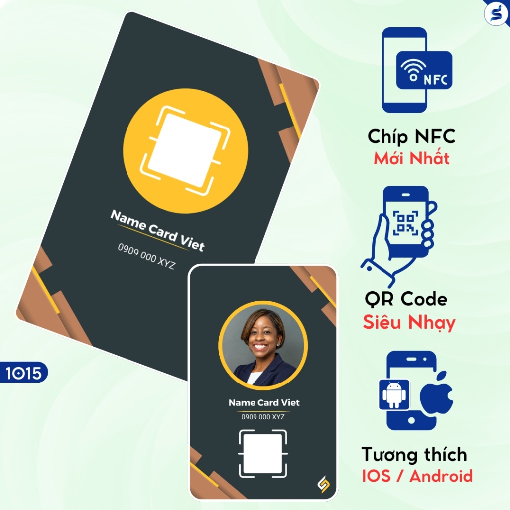 Card Visit có mã Qr Code, Làm Card Visit thông minh(1015) - Ảnh 9