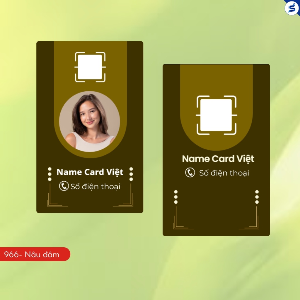 Danh Thiếp Thông Minh, thẻ có chip NFC và mã QR (966) - Ảnh 2