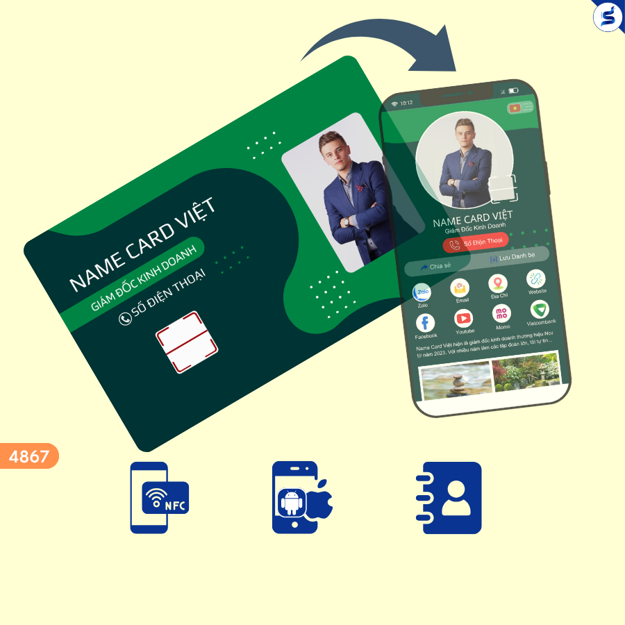Name card NFC, quét là có tất cả (4867)