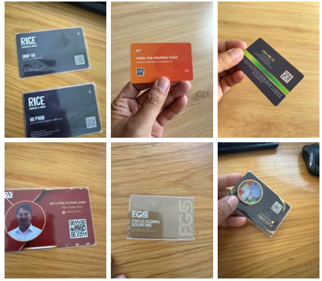 Bộ Ảnh 1 : Thẻ NFC đã in khách hàng tiêu biểu