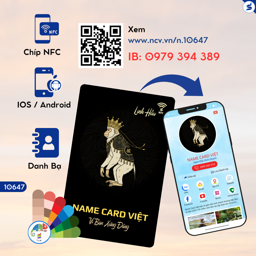 Danh Thiếp NFC Tuổi Thân, Công Danh & Tài Lộc (10647) - Ảnh 14