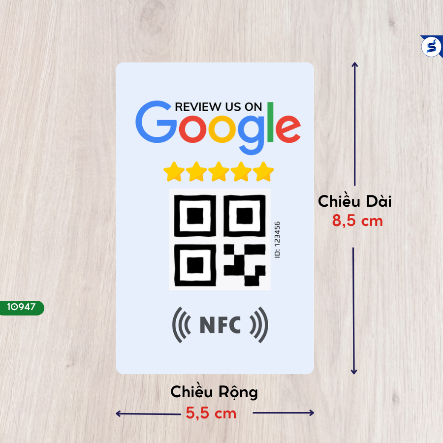 Bảng QR Chạm NFC Đánh Giá Google, Tăng 5 Sao Thần Tốc Doanh Nghiệp (10947) - Ảnh 2