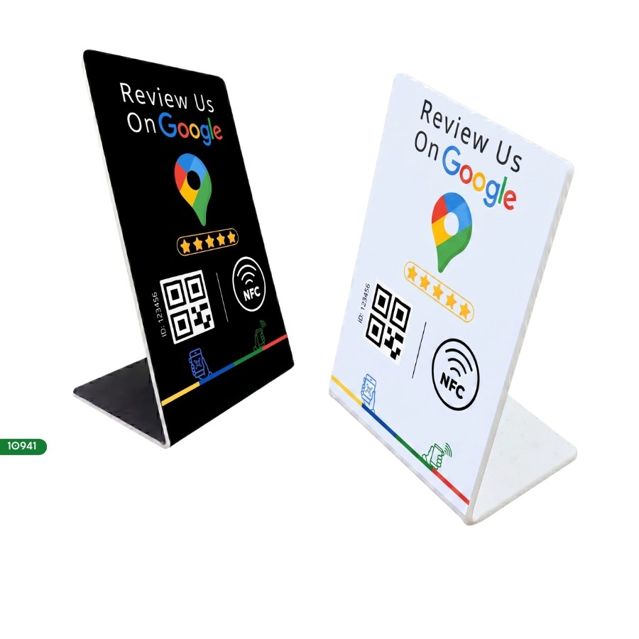 Thẻ Review Google Maps NFC & QR – Giải Pháp Tăng 5 Sao (10941)