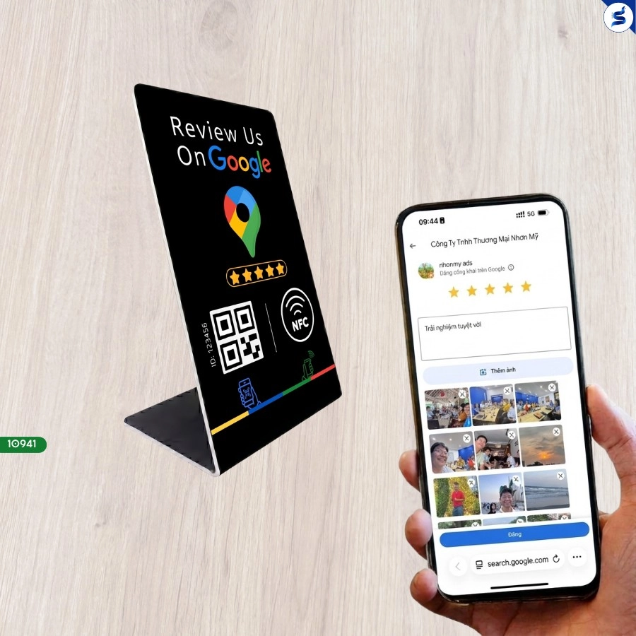 Thẻ Review Google Maps NFC & QR - Giải Pháp Tăng 5 Sao (10941) - Ảnh 2
