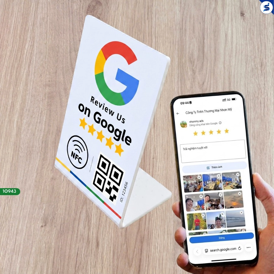 Bảng QR Google Maps & NFC, 5* Nhà Hàng, Khách Sạn(10943) - Ảnh 3