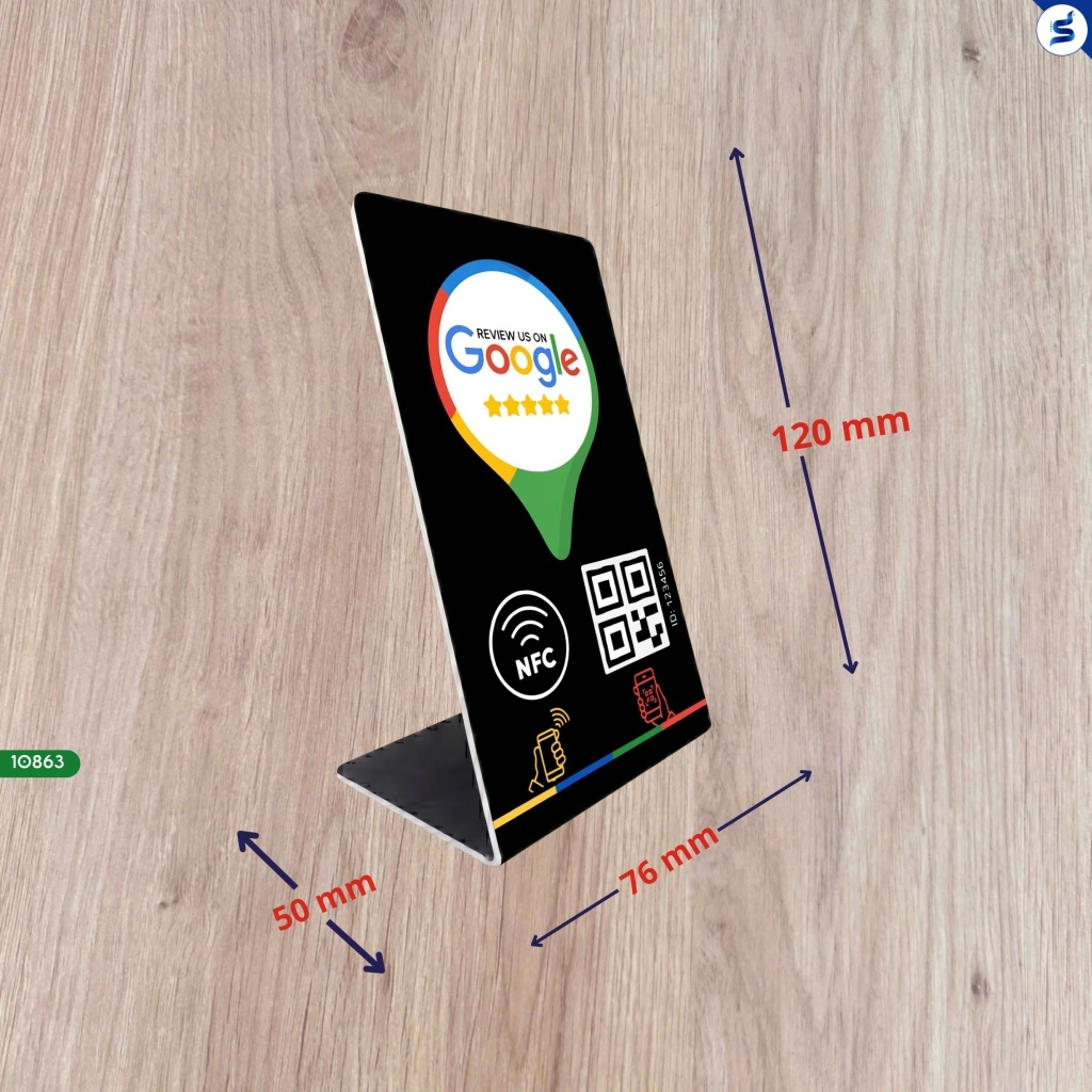 Thẻ Đánh Giá Google Maps Chạm NFC & QR (10938) - Ảnh 4