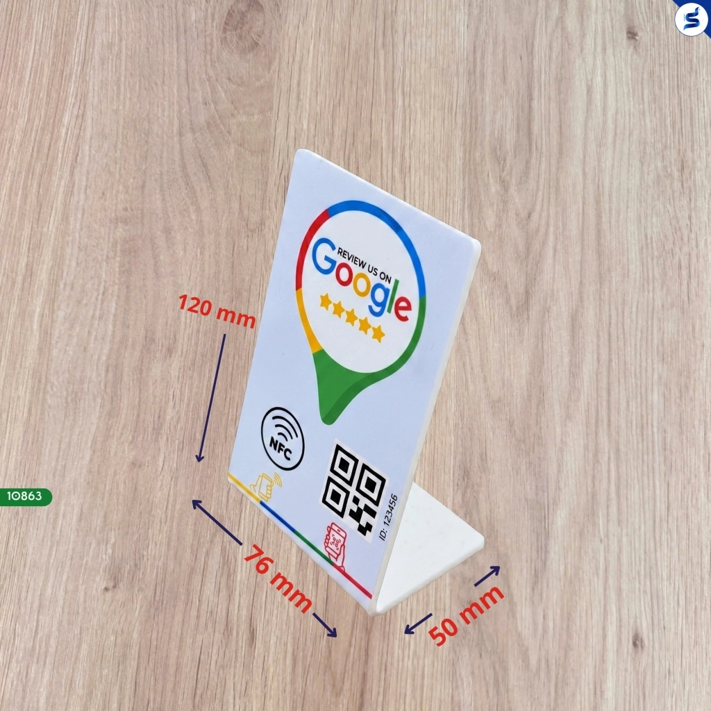 Thẻ Đánh Giá Google Maps Chạm NFC & QR (10938) - Ảnh 5