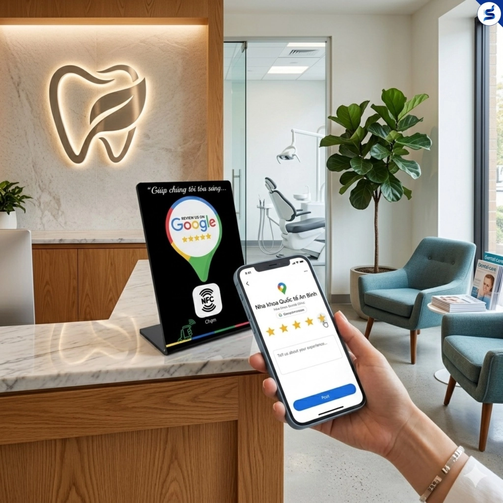 Thẻ Đánh Giá Google Maps Chạm NFC & QR (10938) - Ảnh 6