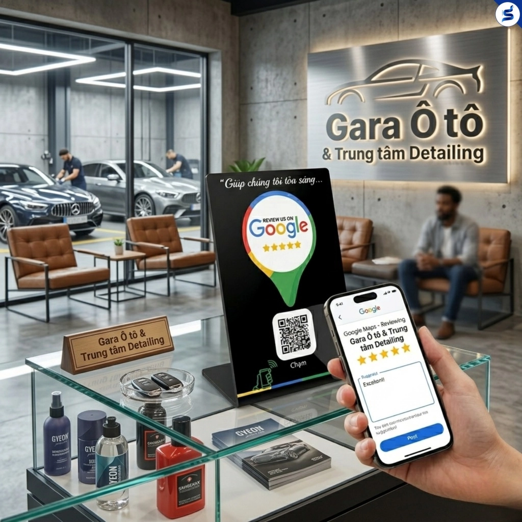 Thẻ Đánh Giá Google Maps Chạm NFC & QR (10938) - Ảnh 7