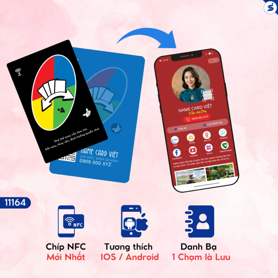 Name Card điện tử UNO, độc lạ (11164) - Ảnh 2