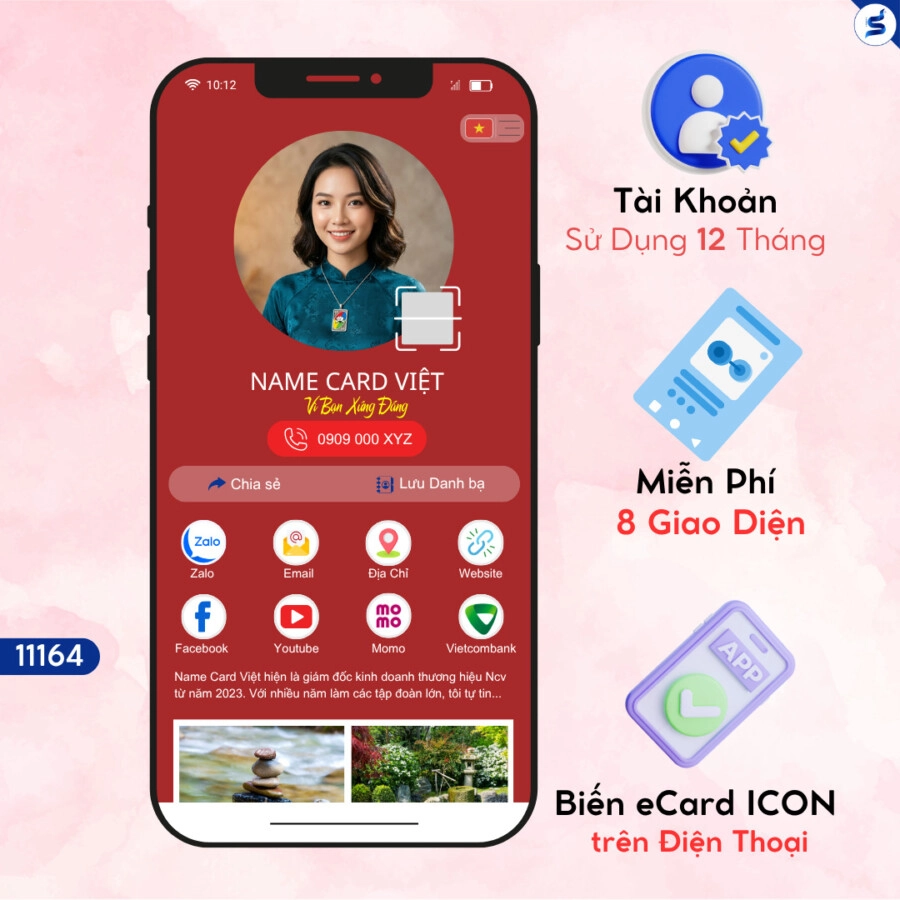 Name Card điện tử UNO, độc lạ (11164) - Ảnh 6