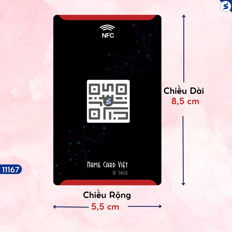 Thẻ chạm thông minh, thẻ chạm có NFC & Qr Code (11167) - Ảnh 5