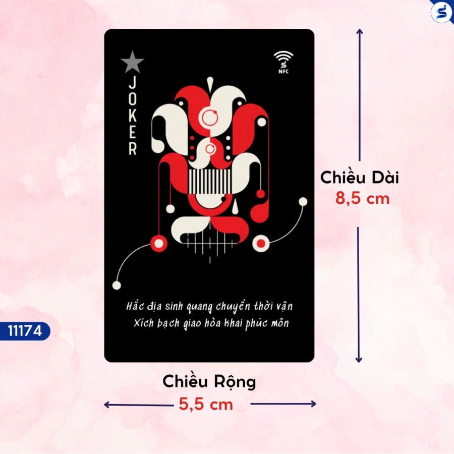 Thẻ thông minh NFC Joker, chạm là lưu (11174) - Ảnh 5