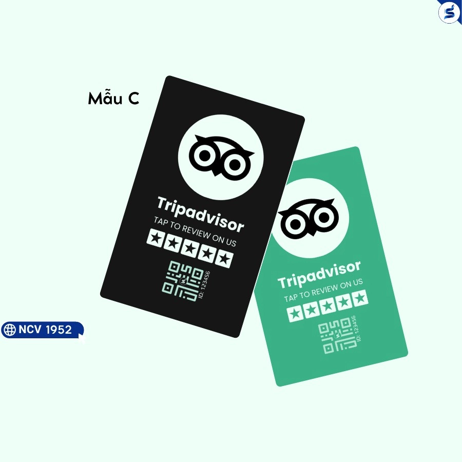 Thẻ review TripAdvisor, Thẻ NFC Thu Hút Đánh Giá Tích Cực (1952) - Ảnh 4