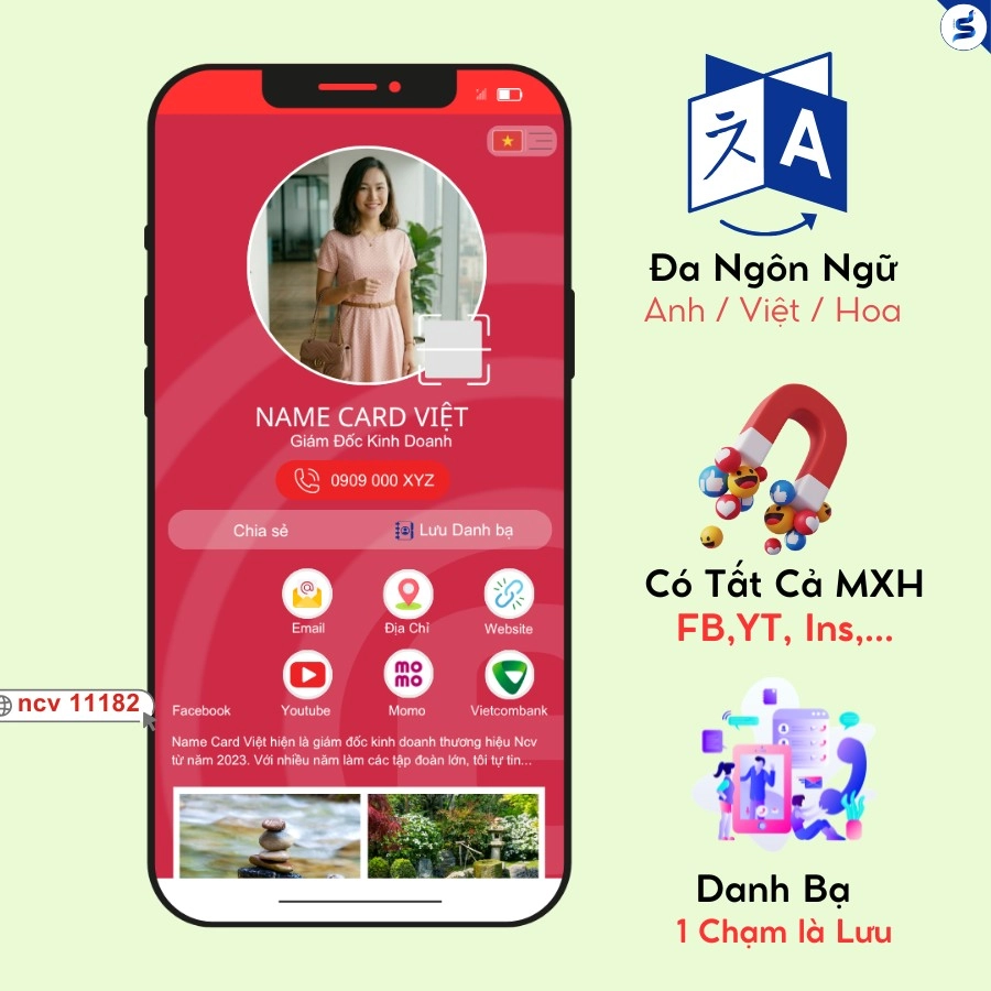 Name card điện tử NFC, Qr Code(11182) - Ảnh 8