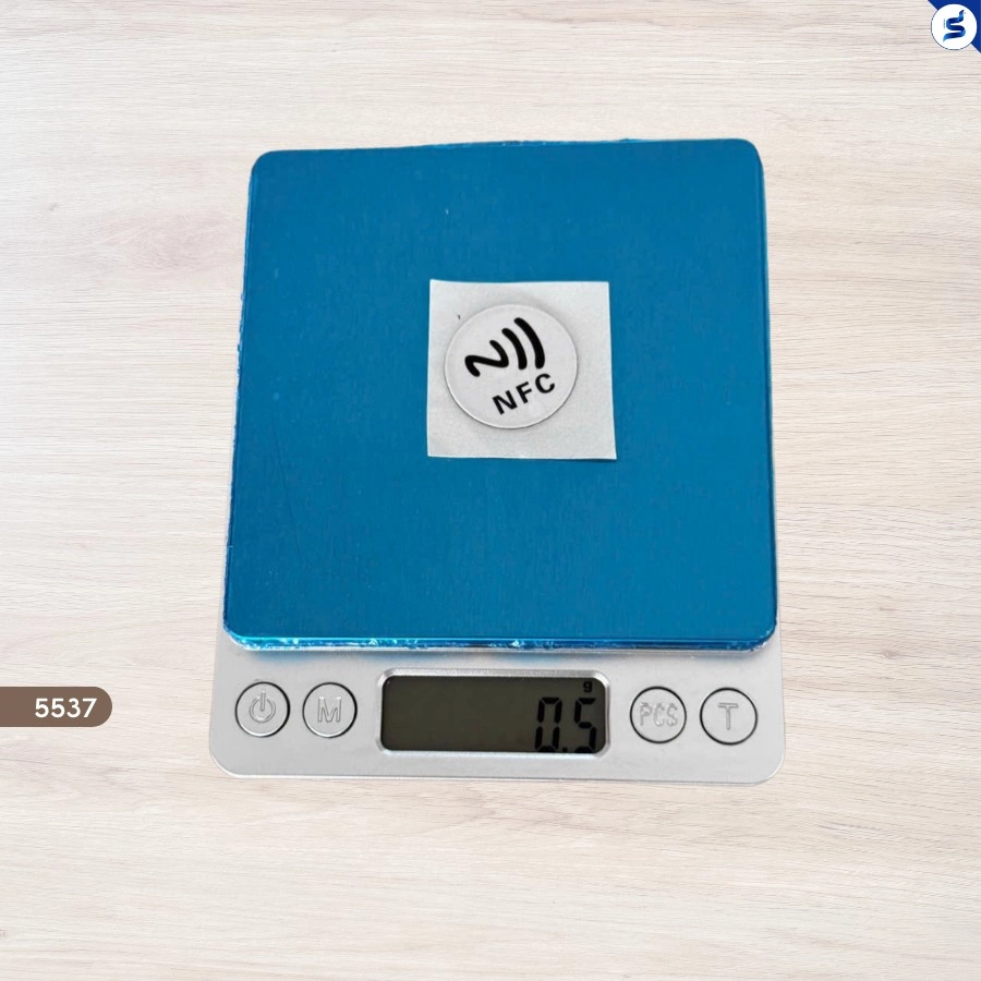 Thẻ NFC: Thẻ dán chip NFC màu trắng (5537) - Ảnh 4