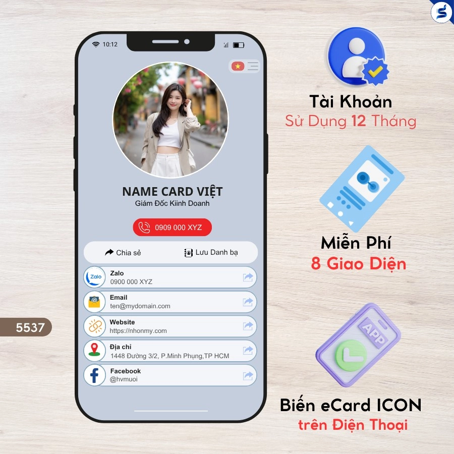 Thẻ NFC: Thẻ dán chip NFC màu trắng (5537) - Ảnh 9