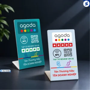 Bảng review Agoda NFC + QR Code 12286