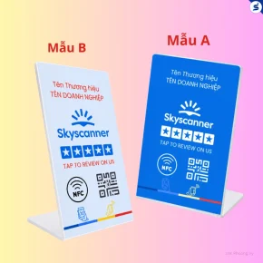 So sánh bảng đánh giá Skyscanner Mẫu A và Mẫu B