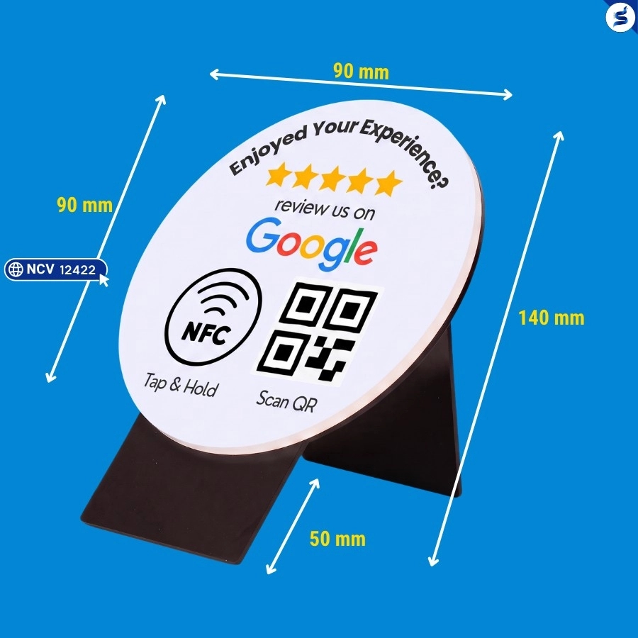 Giá đỡ đánh giá Google NFC, thiết kế theo yêu cầu (12422) - Ảnh 4