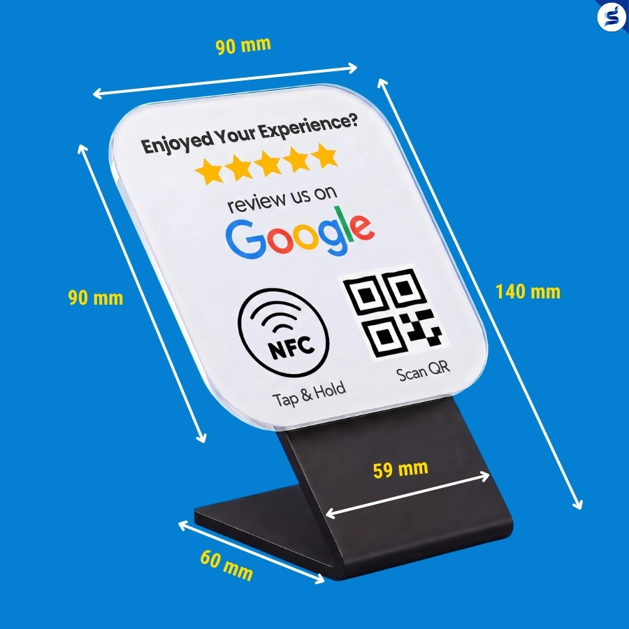 Giá đỡ đánh giá Google NFC, thiết kế theo yêu cầu (12422) - Ảnh 3