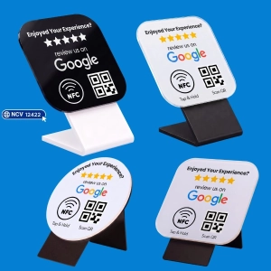 Giá đỡ đánh giá Google NFC, thiết kế theo yêu cầu (12422)