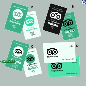 in TripAdvisor Review NFC Card, Thẻ Đánh Giá 5 sao TripAdvisor Thông Minh NFC (1050)