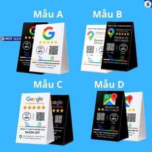Review Google Maps NFC,  Chữ A, Theo mẫu khách hàng (12370)
