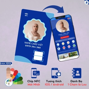 Danh thiếp Điện Tử Tiên Tiến, Danh thiếp có mã QR (1012)