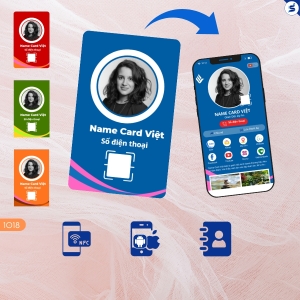 Name card gắn chip NFC, Name card thông minh (1018)