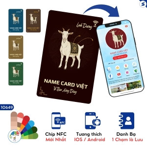 Danh Thiếp NFC tuổi Mùi, Công Danh & Tài Lộc (10649)