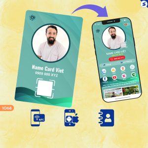 Namecard điện tử NFC, Namecard có mã QR (1068)