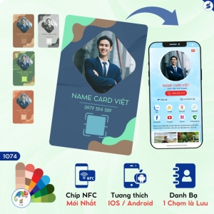 Card visit NFC, Card Visit có Qr Code (1074)