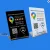 Bảng mica NFC Google Maps, Chạm nhẹ, khách yêu (10933)