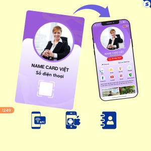 Card Visit có chip NFC, Làm Card Visit thông minh (1249)