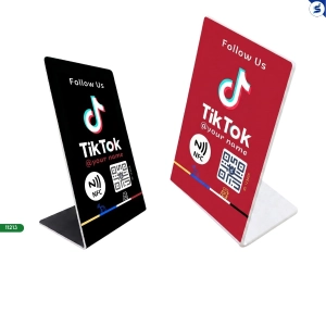 Bảng follow kênh tiktok qr code và nfc (11213)