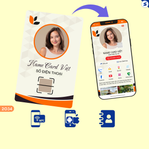 Thẻ cảm ứng NFC và mã QR (2034)