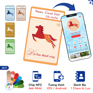 Danh Thiếp NFC Chiêu Tài Lộc  + eCard Online 1 Năm Pro (5523)