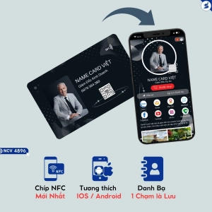 Card visit có tích hợp kết nối NFC & Mã Qr (4896)