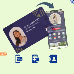 Name Card hiện đại, Không ngại kết nối