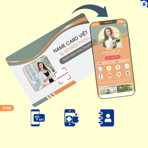 Name card cao cấp chip NFC, khẳng định đẳng cấp cá nhân (5146)
