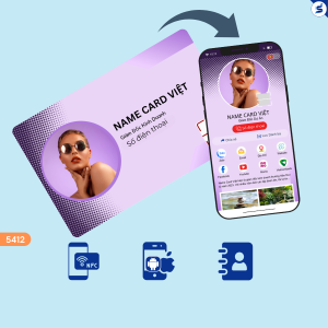 card visit điện tử cá nhân , Mẫu card visit cá nhân đẹp (5412)
