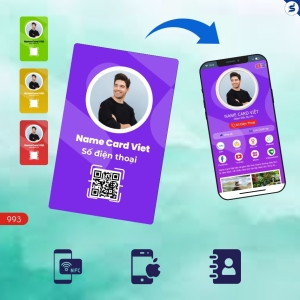 Namecard điện tử Cho Giám Đốc, Namecard có mã QR (993)