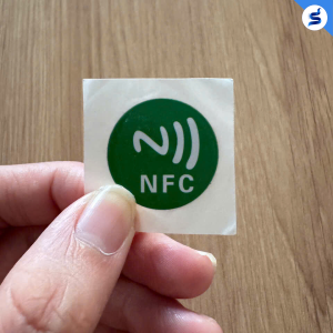 Thẻ NFC: Thẻ Dán NFC tròn Màu Xanh Lá (5555)